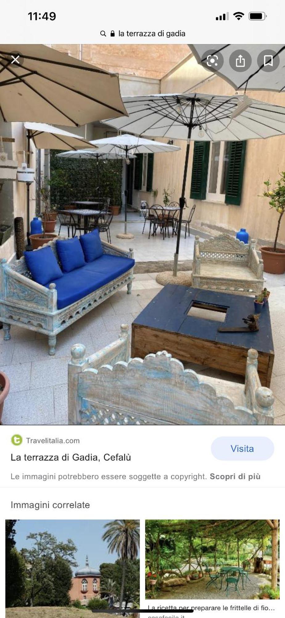 Hotel Gadia Cefalù Esterno foto